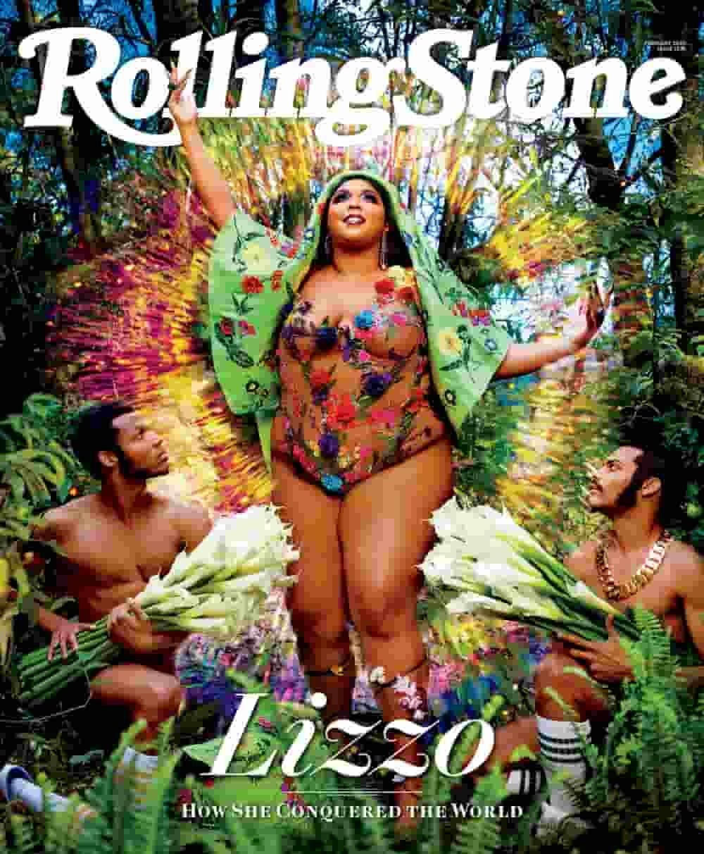 Lizzo casi desnuda en la portada de Rolling Stone