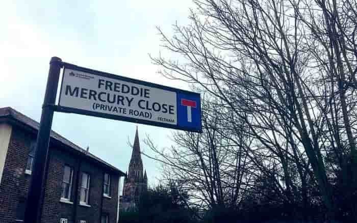 Calle dedicada a Freddie Mercury