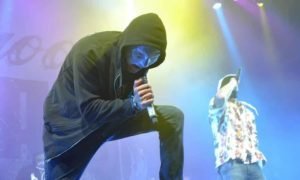 Hollywood Undead en concierto en 2019