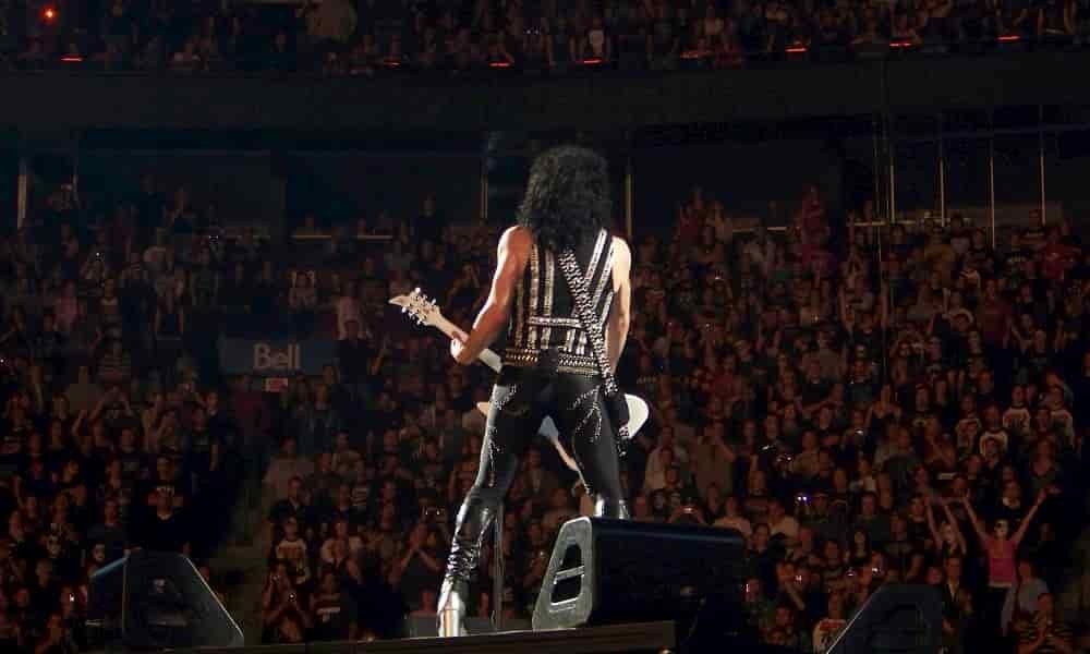 Paul Stanley de Kiss en concierto