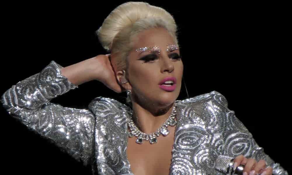 Lady Gaga en vivo de gris