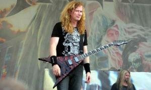 Dave Mustaine de Megadeth descansa