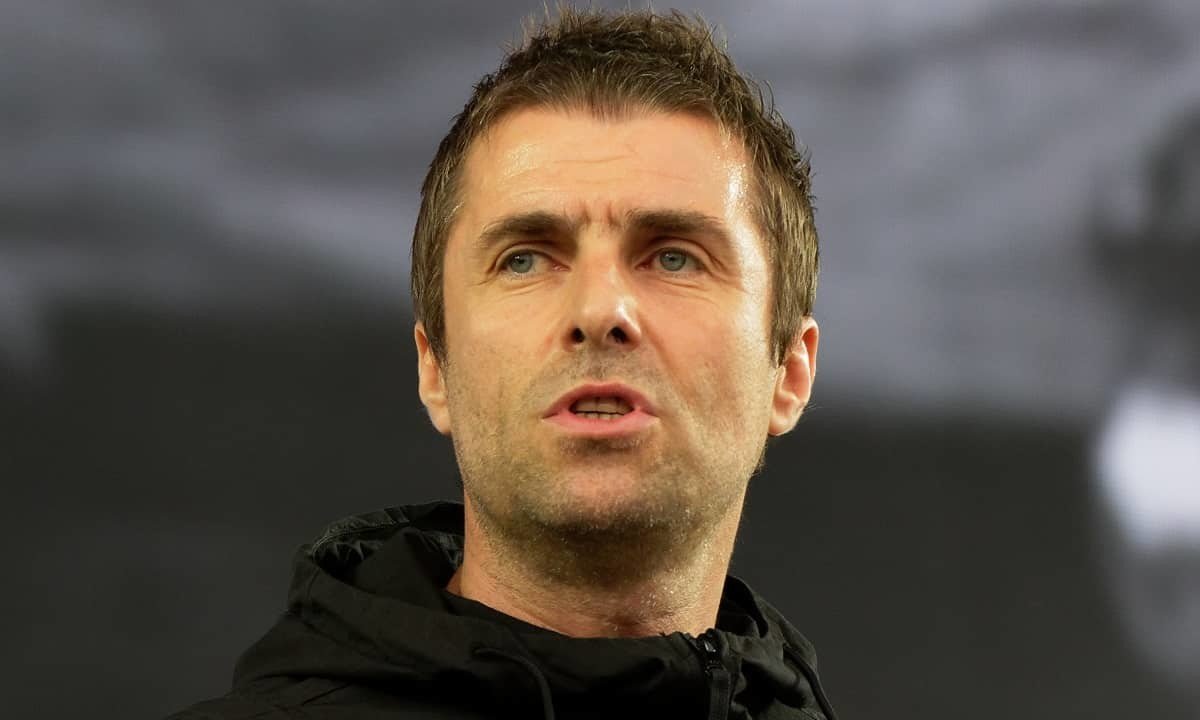 El rostro de Liam Gallager