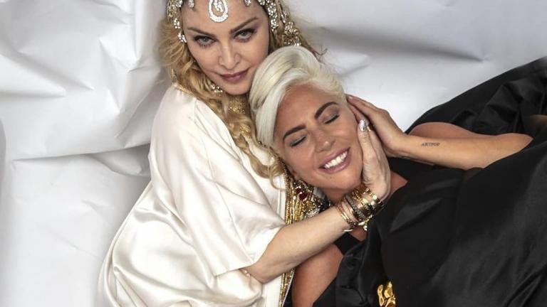 Madonna con Lady Gaga