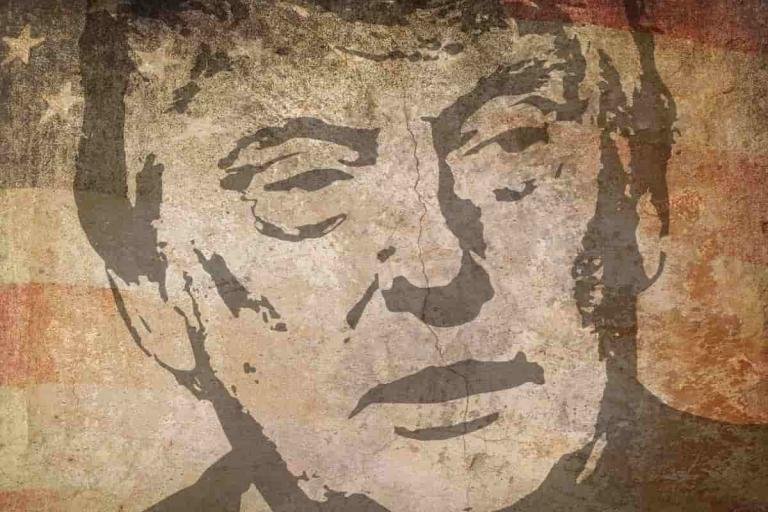 grafiti de Donald Trump