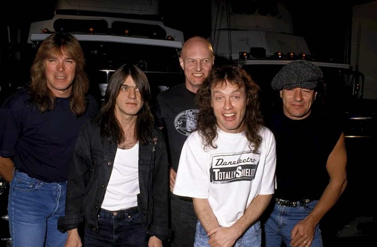 Chris Slade con ACDC