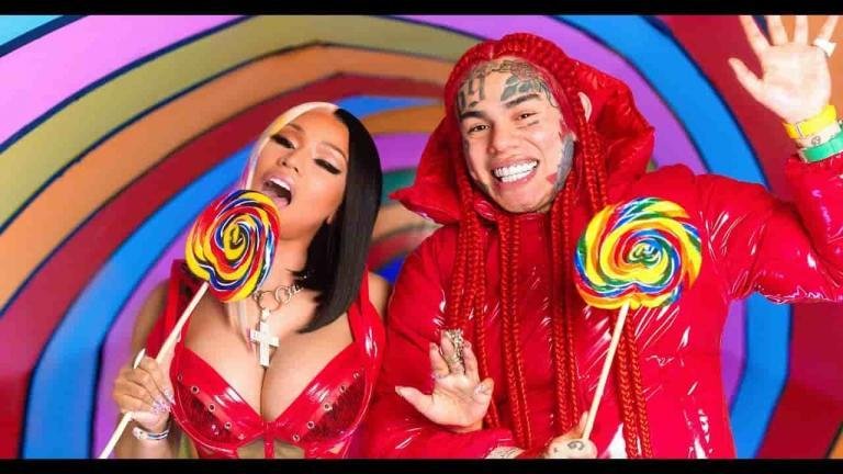 Tekashi 6ix9ine Nicki Minaj 'Trollz'